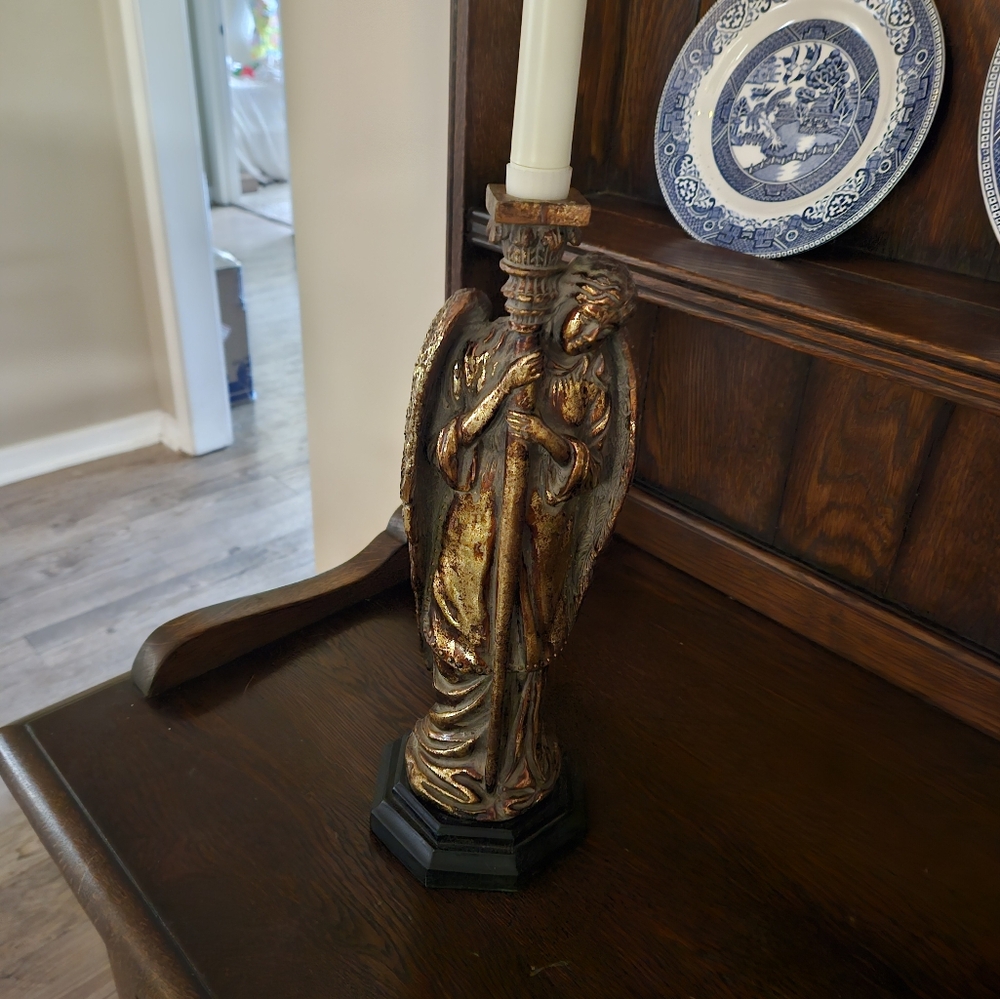 Vintage Bombay Company Guardian Angel Candle Holder Christmas Decor. - Picture 9 of 11